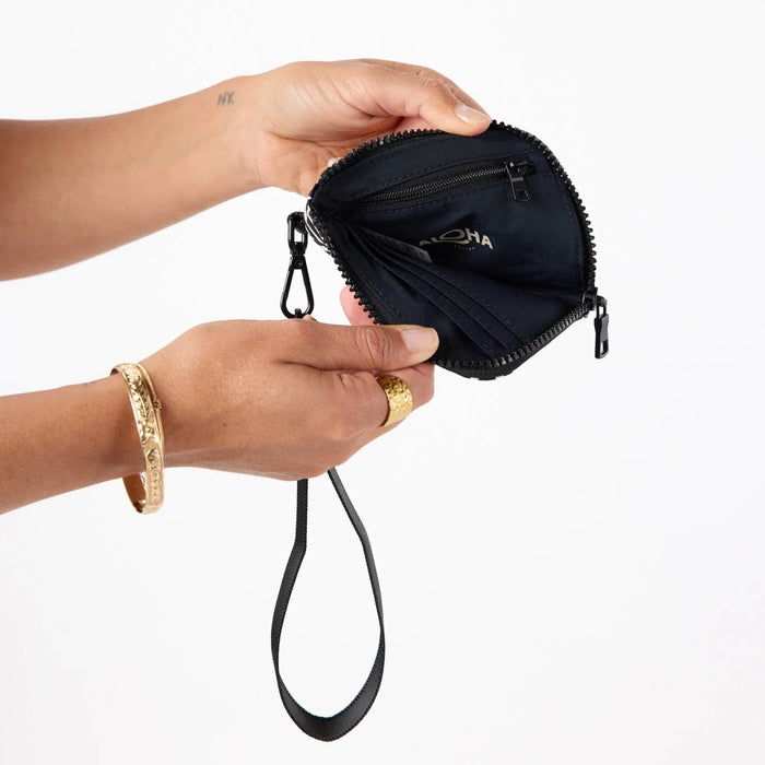 Aloha Collection "Pasifika" Wristlet - Sandstone/Black Aloha Collection