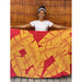 Banana Leaf - Hot Pink/Flax - Pareo - Pareo