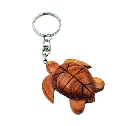 Bayong Wood Turtle Key Chains-Keychain-Leilanis Attic