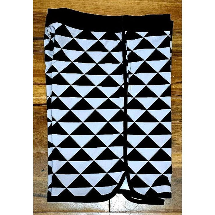 "Black Triangle Tribal" Board Short Men's 4 Way Stretch - Wailoa - Board Shorts - Mens