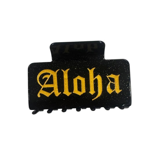 Black/Gold Hair Claw Leilanis Attic