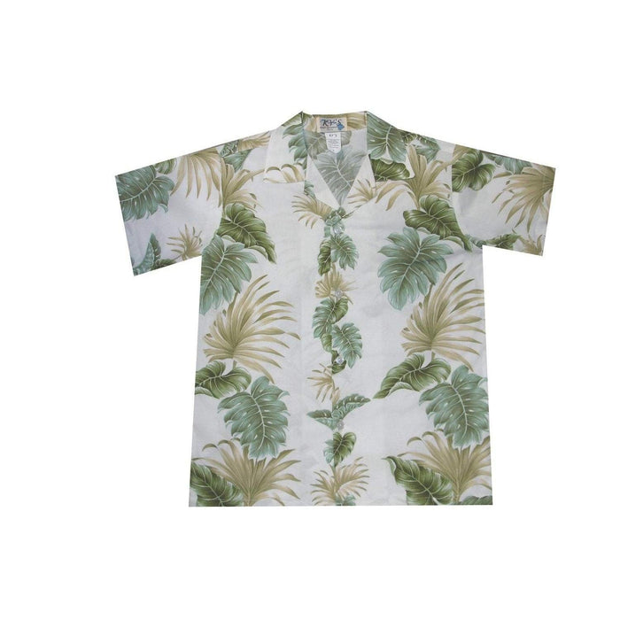 Boys Hawaiian Shirt, Hawaii Leaf Panel - Aloha Shirt - Boys
