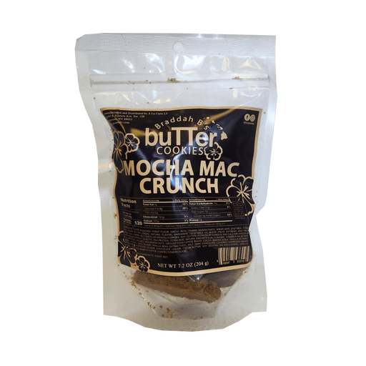 Braddah B's Butter Cookies - Mocha Mac Crunch 7.2oz Hosoda