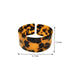 Brown Acrylic Faux Turtle Shell Bangle 3cm DK Hawaiian Collection