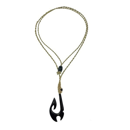 Buffalo Horn Hook Necklace - Jewelry