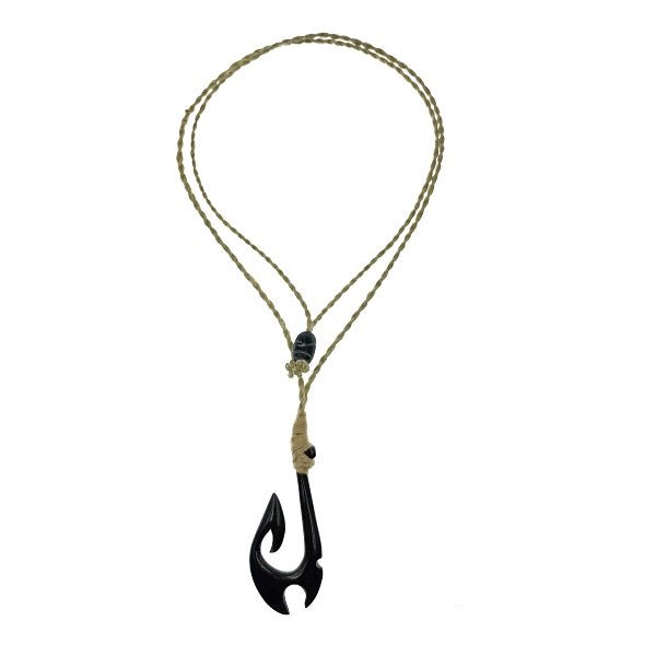 Buffalo Horn Hook Necklace - Jewelry