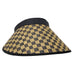 Checkered Straw Capri Sun Visors - Hats - Leilanis Attic