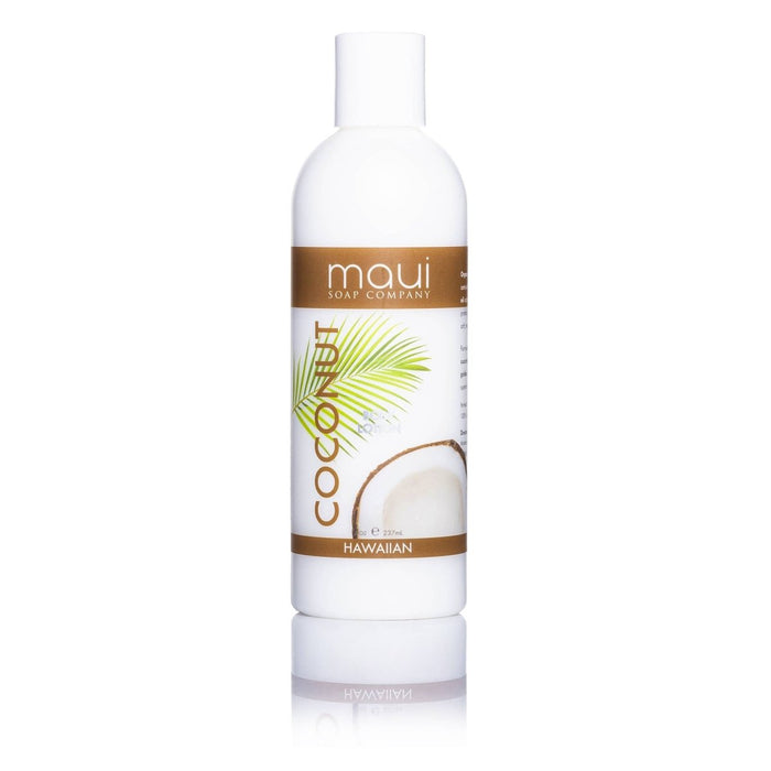 Coconut Body Lotion w/ Avocado Oil, Cucumber & Vit. E, 8 oz Maui Soap Co.