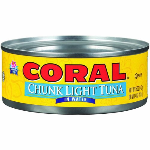 Coral Chunk Tuna in Water - canned seafood