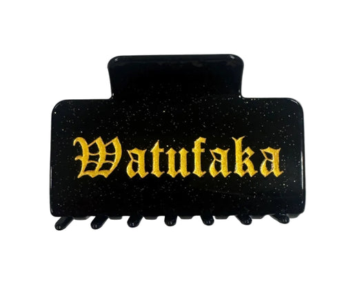 Black/Gold Hair Claw Leilanis Attic