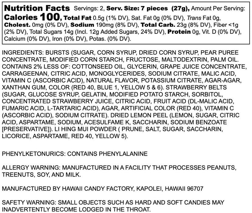 Noms Da Mix, Da Pouch Hawaii Candy Factory