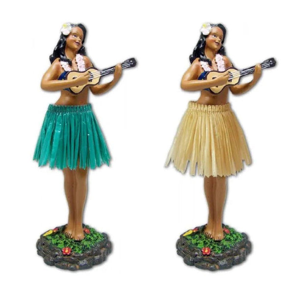 Dashboard Hula Doll, Sweet Leilani with Ukulele — Leilanis Attic