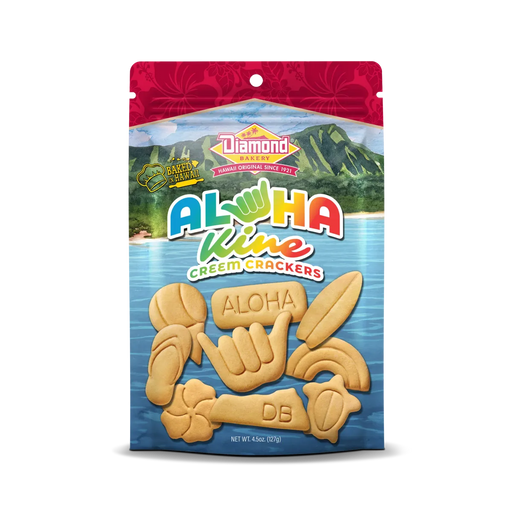 Diamond Bakery Aloha Kine Creem Crackers 4.5oz - Food