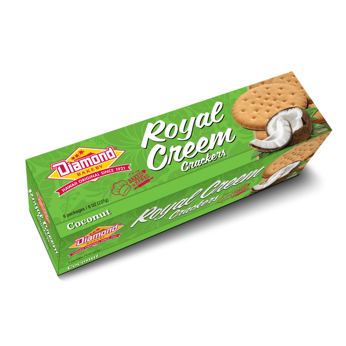 Diamond Bakery Crackers Coconut Royal Creem 8oz Diamond Bakery