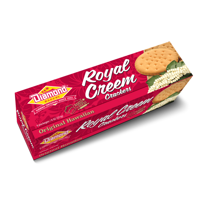 Diamond Bakery Crackers Original Hawaiian Royal Creem 8oz Diamond Bakery