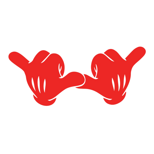 Double Shaka Decal - Sticker