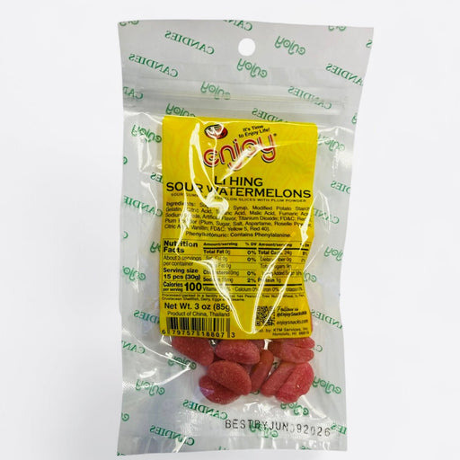 Enjoy Brand - Li Hing Sour Watermelons 3oz Hosoda