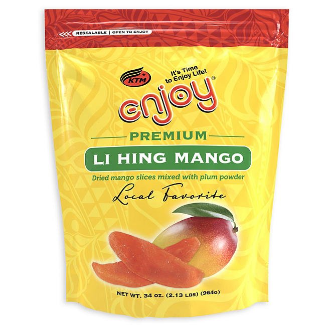 Enjoy Brand - Premium Li Hing Mango 34oz - Food