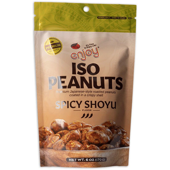 Enjoy Brand - Spicy Shoyu Iso Peanuts 6oz - Food