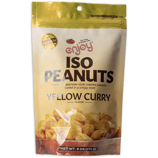 Enjoy Brand - Yellow Curry Iso Peanuts 6oz Enjoy