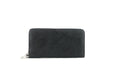 Happy Wahine, Wallet Kaylee Anthurium Embossed Black Happy Wahine