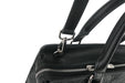 Happy Wahine Satchel Gigi, Anthurium Embossed Black Happy Wahine
