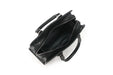 Happy Wahine Satchel Gigi, Anthurium Embossed Black Happy Wahine
