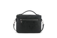 Happy Wahine Satchel Alice Anthirium Black Embossed Happy Wahine