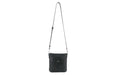 Happy Wahine, Crossbody Lisa, Anthurium Embossed Black Happy Wahine