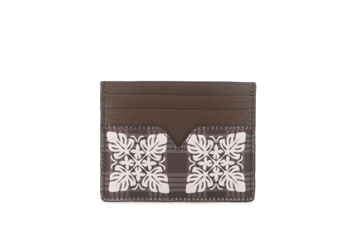 Happy Wahine, Card Case Meilany Ke'olu Quilt Palaka Brown Happy Wahine