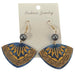 Faux Turtle Shell Tribal Earrings DK Hawaiian Collection