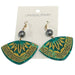 Faux Turtle Shell Tribal Earrings DK Hawaiian Collection