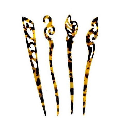 DK Hawaiian Collection Accessories Faux Turtle Shell Tribal Hair Stick