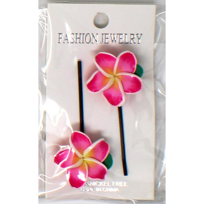 Fimo Flower Hair Pins (Various Colors) - Hair Accessories - Leilanis Attic