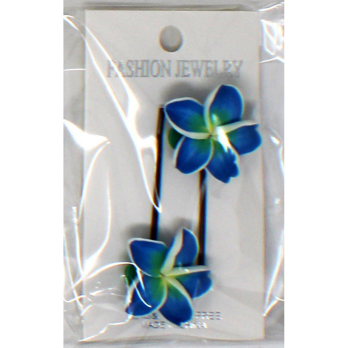 Fimo Flower Hair Pins (Various Colors) - Hair Accessories - Leilanis Attic