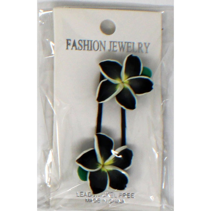 Fimo Flower Hair Pins (Various Colors) - Hair Accessories - Leilanis Attic