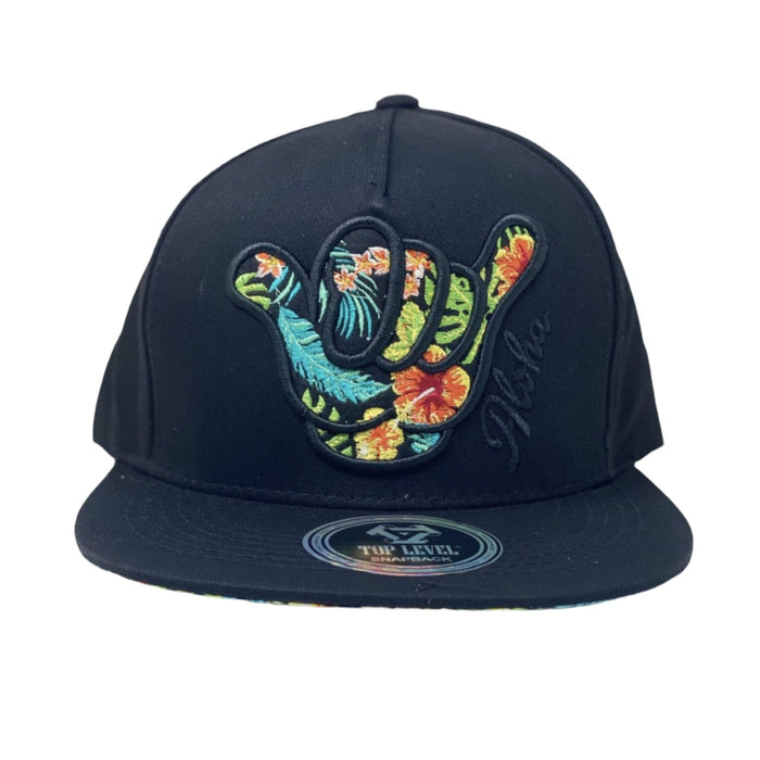 Floral Shaka Aloha Snap Back Hat - Hat