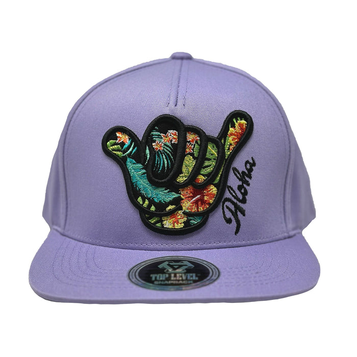 Floral Shaka Aloha Snap Back Hat - Hat