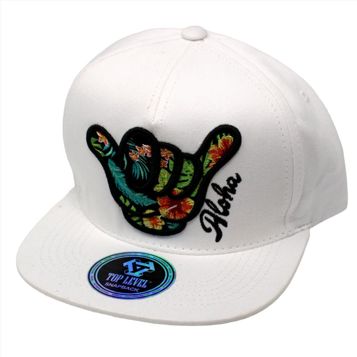 Floral Shaka Aloha Snap Back Hat - Hat