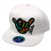 Floral Shaka Aloha Snap Back Hat - Hat