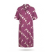 "Flying Iwa" Mojito Dress, Burgundy/Soft Pink Casual Movements Inc.