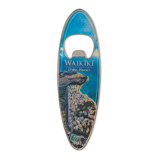 Foil Bottle Opener Magnet, Waikīkī Strip Madden