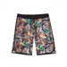 "Forest Camo/Green Hi" Board Short Men's 4 Way Stretch - Wailoa - Board Shorts - Mens