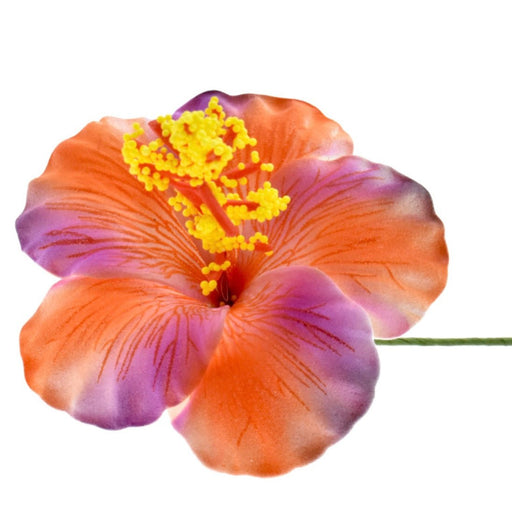 Multicolor Hibiscus Flower Hair Stick, Various Colors DK Hawaiian Collection