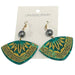 Faux Turtle Shell Tribal Earrings DK Hawaiian Collection