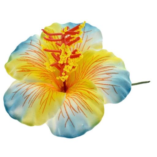 Multicolor Hibiscus Flower Hair Stick, Various Colors DK Hawaiian Collection