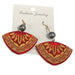 Faux Turtle Shell Tribal Earrings DK Hawaiian Collection