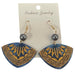 Faux Turtle Shell Tribal Earrings DK Hawaiian Collection