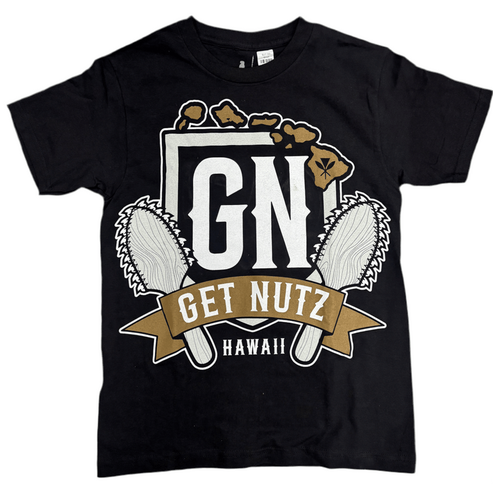 Get Nutz Brown Leiomano T-Shirt Get Nutz Hawaii