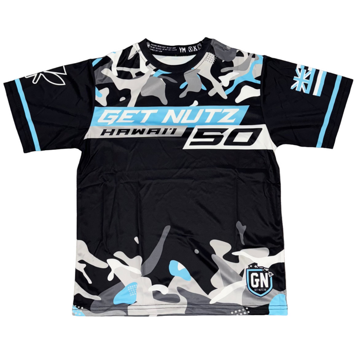 Get Nutz Camo Splash Sublimated Jersey - Youth Get Nutz Hawaii